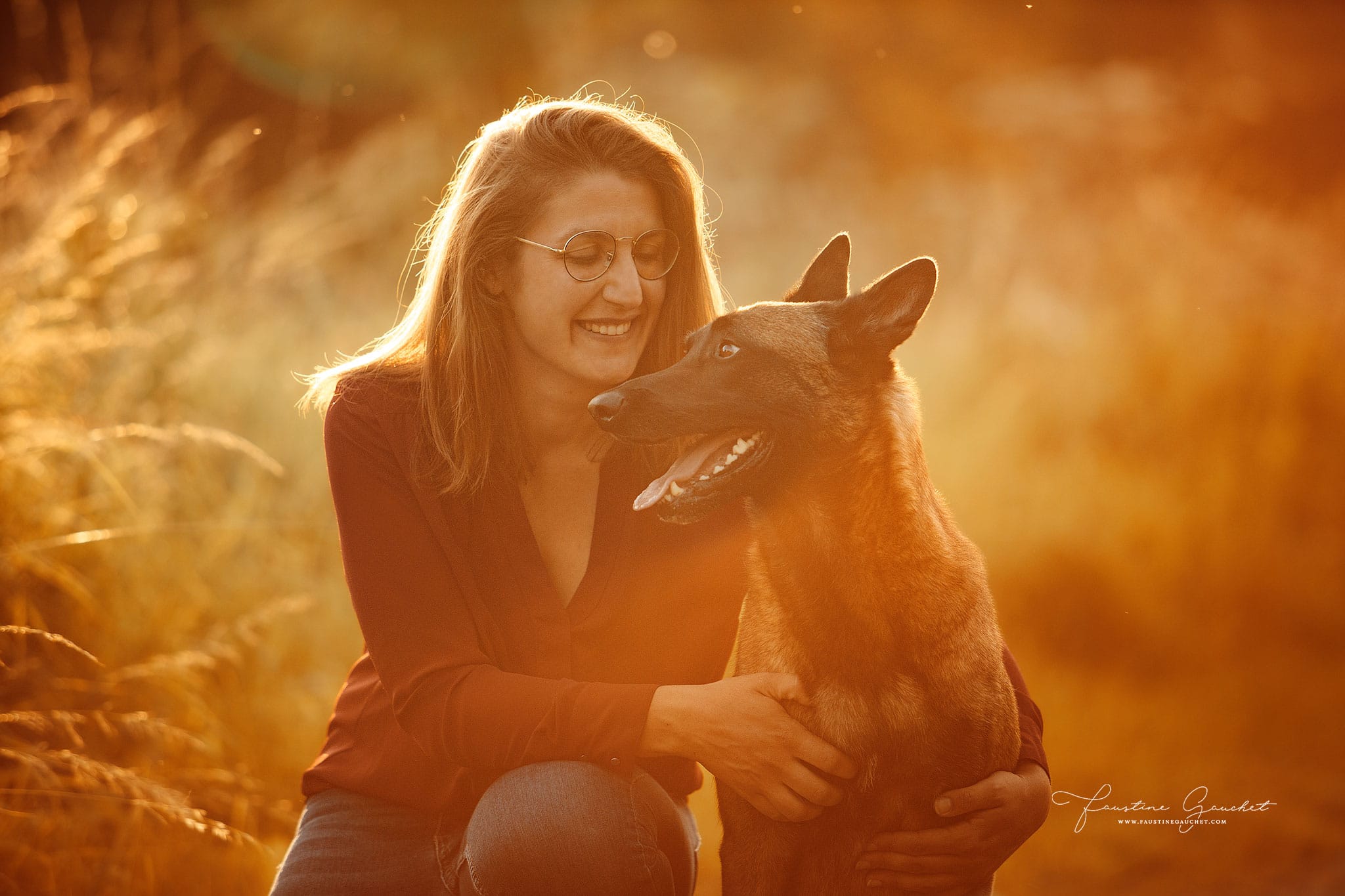 portrait souvenir relation chien et maitre Faustine Gauchet photographie animaux de compagnie